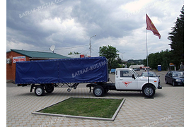 ВИС 2346 СЕДЕЛЬНЫЙ ТЯГАЧ С ПОЛУПРИЦЕПОМ 6 м.(ТЕНТ)