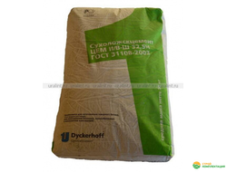 Цемент серый Цем II/В-Ш 32.5 Н Сухоложкцемент Dyckerhoff зеленый мешок 50кг