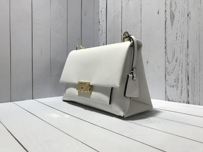 Сумка Майкл Корс CECE белая с цепочкой