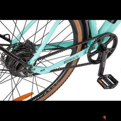Электровелосипед Eltreco Olymp бирюзовый