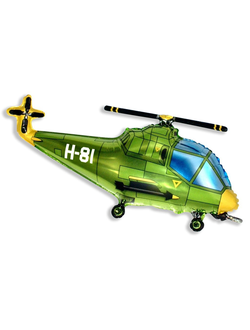 Вертолёт, зелёный