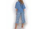 Женский брючный костюм арт. 21060-3840 (цвет голубой) Размеры 48-72