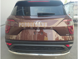 Защита заднего бампера d60 для для Hyundai Creta 2021-