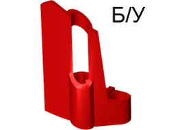 ! Б/У - Technic, Panel Fairing #25 Small Short, Small Hole, Side A, Red (47713 / 4218894) - Б/У