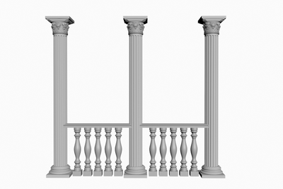 балюстрада балясин BL-009 с колоннами