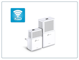 TP-LINK, HomePlug AV2 Сетевой адаптер PowerLine 1200 Мбит/с Ethernet + WiFi точка доступа (комплект 2 шт.)