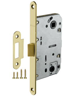 Защелка врезная PLASTIC P96WC-50 SN Золото