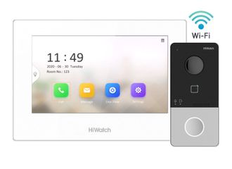 Комплект Hiwatch монитор VDP-H3211W + вызывная панель VDP-D2211W(B) с функцией Wi-Fi
