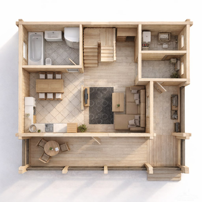 Лесной 113м2 8х8