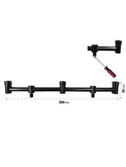 Буз-бар #1 для 3 удилищ, размер: 300х30 мм