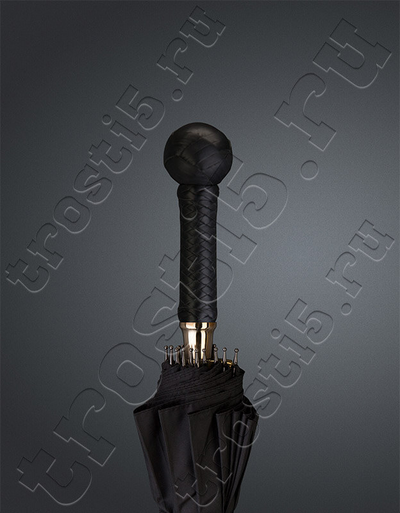 Зонт-трость "Кожаное плетение"