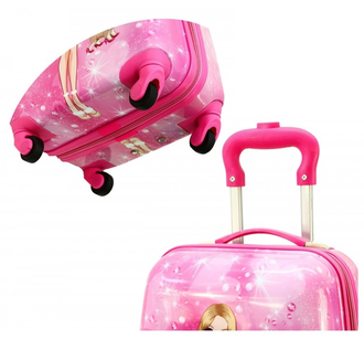 Детский чемодан Кукла розовый