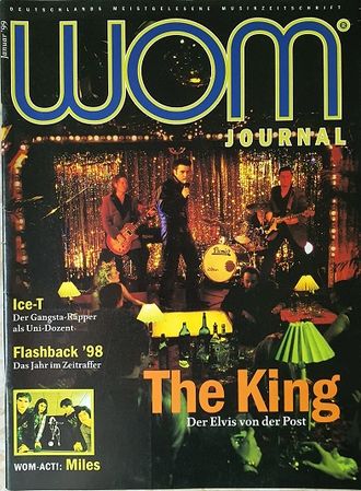 WOM Journal Magazine January 1999 The King, Ice-T, Иностранные музыкальные журналы, Intpressshop