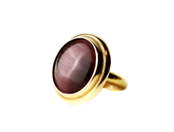 Кольцо-пуговка с кабошоном  ZHUKI Collection