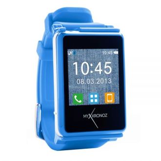 Умные наручные часы MyKronoz ZeNano Blue (синие) SW для iPhone Samsung