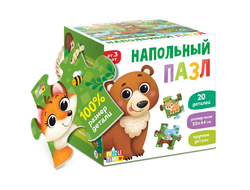 Напольный пазл "Лес и его жители"