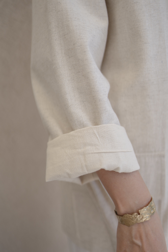 Жакет льняной с поясом