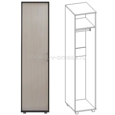 ФР009 Шкаф Джон платяной. Размер: 466х2100х600.