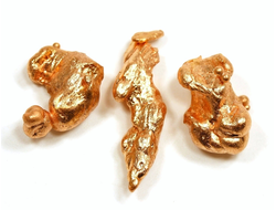 Медь, коллекционный образец в ассортименте, США (15-25 мм, 2,5 - 3 г) №28714