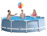 Каркасный бассейн INTEX Prism Frame (круг) 3.66 х 0.76 м ; артикул 26710
