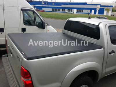 Крышка трехсекционная виниловая, в кузов пикапа 2015 н.в.