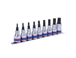 Набор торцевых насадок 1/2", Torx, Т20-Т60 мм, L = 60 мм, 9 предметов KING TONY 4109PR10