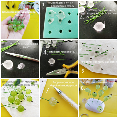 Молд "Мини крыжовник"