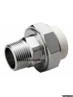 Муфта PP-R разъемная с наружной резьбой Pro-Aqua