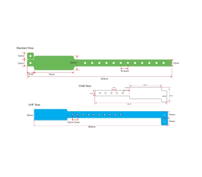 Пластиковые RFID браслеты