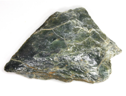 Серпентин, необработанный, дикий образец, Россия, КЧР, Урупский район (84*55*11 мм, 45 г) №37607