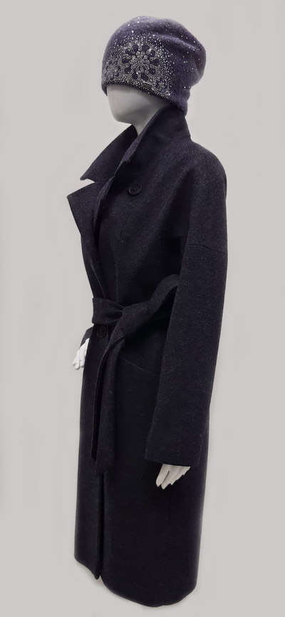 Арти Мода Пенза пальто 135 темно - серое фото