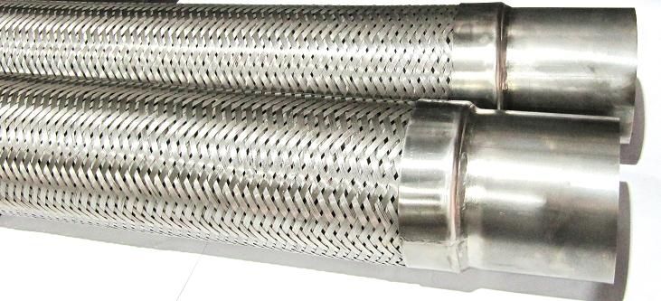 МРВД Металлорукав высокого давления из нержавеющей стали с патрубками под приварку