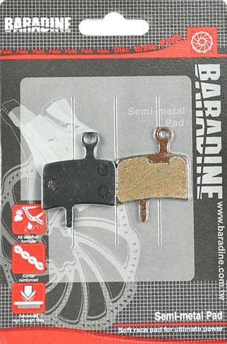 Колодки тормозные Baradine DS-32 Semimetal