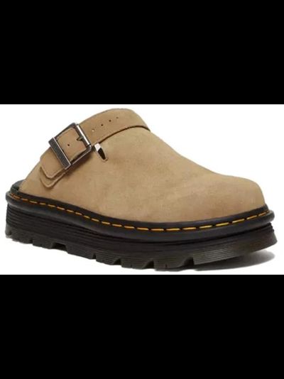 DR.MARTENS ZEBZAG SUEDE SLINGBACK PLATFORM MULE SAVANNAH TAN