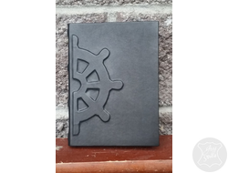 морской ежедневник, мужской ежедневник, ежедневник для моряка, подарок мужчине, кожаный ежедневник