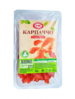 Карпачо из мяса птицы с/к 150гр МК Балтика