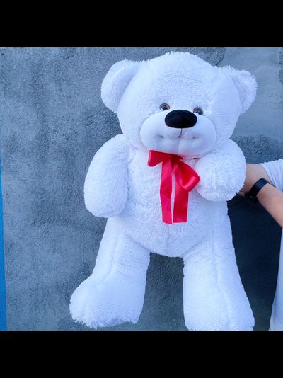 Плюшевый медведь 110 см белый Веня