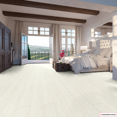 Ламинат My Floor Villa Дуб Опал белый M1234 33 класс толщина 12 мм с фаской 1.293 м2