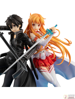 Фигурка 1/7 Асуна и Кирито (Asuna, Kirito SAO 10th Anniversary)