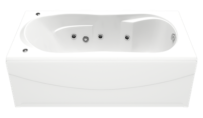 Акриловая гидромассажная ванна BAS Ахин 170х80