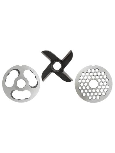 Комплект ножей и решеток для крупного измельчения к мясорубке МИМ 600, МИМ 600М