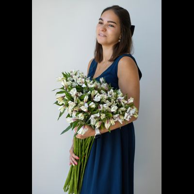 Моно букет цветов № 301