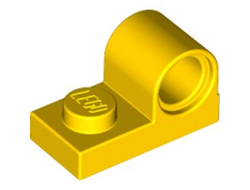 Plate, Modified 1 x 2 with Pin Hole on Top, Yellow (11458 6344181)