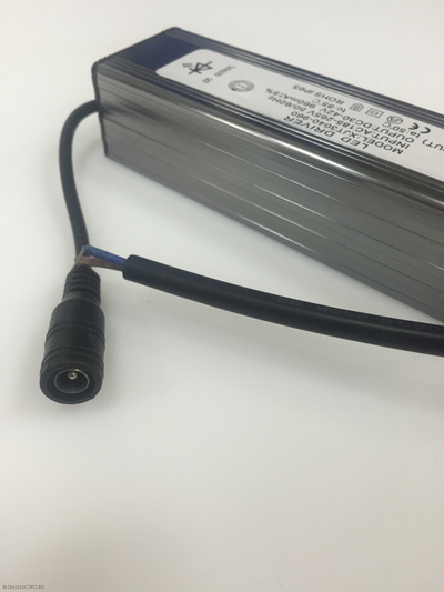 Драйвер для светодиодного светильника 40W 960mA DC30-40V, в алюминиевом корпусе, 124*35*28mm