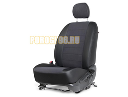 Авточехлы лифтбек, Алькантара, строчка для Skoda Rapid (40/60) без заднего подлокотника 2014-2020 2020-/Volkswagen Polo VI без заднего подлокотника 2020-