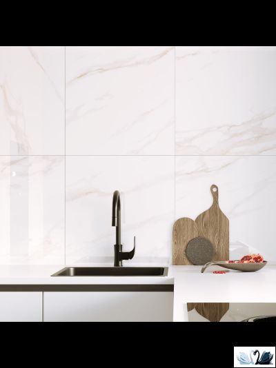 Керамогранит Italica Calacatta Regal Gold 60х60 см белый полированный