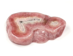 Родохрозит срез полированный с двух сторон, Аргентина (41*28*6 мм, 18,2 г) №25706