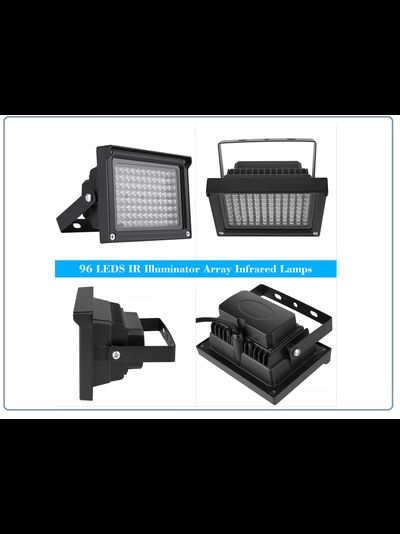 DE-IRS1120B ИК прожектор (840 нм), питание 12 В (дальность подсветки до 60 м.)