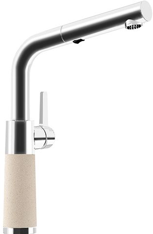 Смеситель SCHOCK SC-540-D CRISTALITE с выдвижным изливом, 710524 хром/эверест