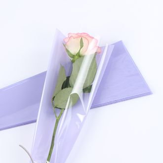 Пакет-конус для цветов S Сиреневый 12*4*45см, упак. 10шт
